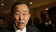 Pan Ki-mun chce vce en v mrovch sborech OSN 